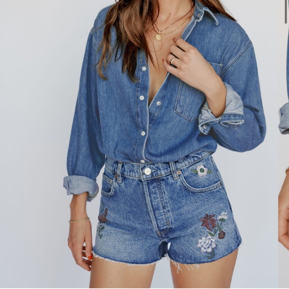 Charlie High Rise Jean Short